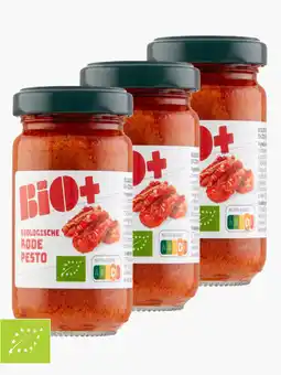 Flink Bio+ Rode Pesto 140g 3x aanbieding