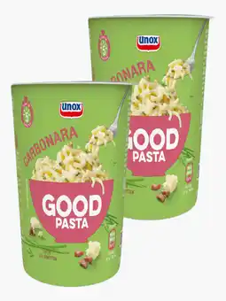 Flink Unox Good Pasta Carbonara 71g 2x aanbieding