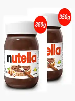 Flink Nutella 350g 2x aanbieding