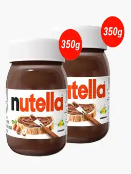 Flink Nutella 350g 2x aanbieding