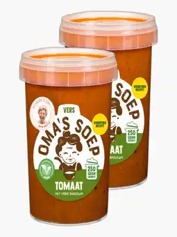 Flink Oma's Tomatensoep 500ml 2x aanbieding