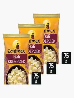 Flink Conimex Kroepoek Bali 75g 3x aanbieding