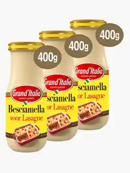 Flink Grand'Italia Roomsaus Besciamella 400g 3x aanbieding