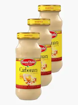 Flink Grand'Italia Roomsaus Carbonara 400g 3x aanbieding