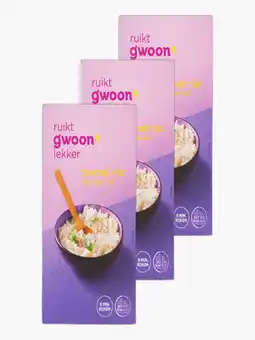 Flink G'woon Basmati Rijst 400g 3x aanbieding