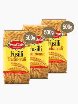 Flink Grand'Italia Fusilli Pasta 500g 3x aanbieding