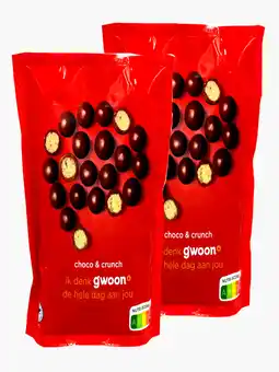 Flink G'woon Choco crunch 150g 2x aanbieding