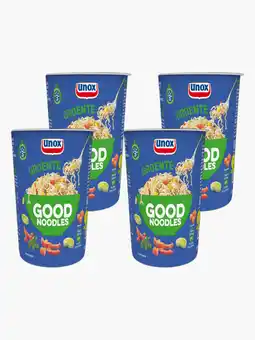 Flink Unox Good Noodles Groente 65g 4x aanbieding
