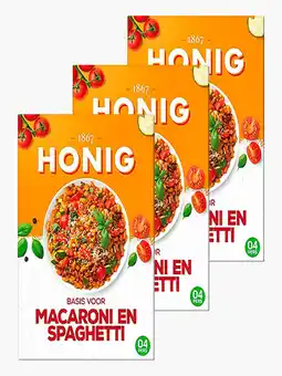 Flink Honig Basis voor macaroni en spaghetti 41g 3x aanbieding