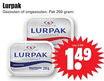 Dirk Lurpak aanbieding