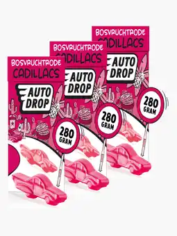 Flink Autodrop Rode Cadillacs 280g 3x aanbieding