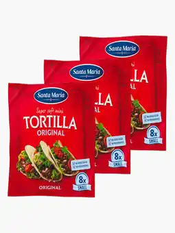 Flink Santa Maria Soft Tortilla Small 220g 3x aanbieding