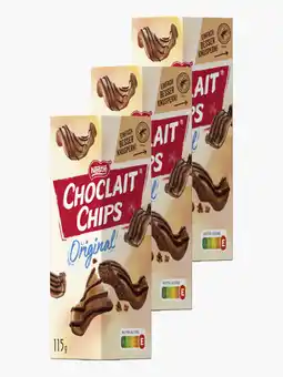 Flink Choclait Chips Brown 115g 3x aanbieding