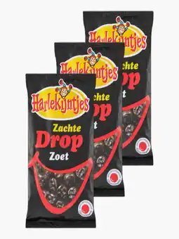 Flink Harlekijntjes Zachte Zoete Drop 300g 3x aanbieding