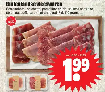 Dirk Buitenlandse vleeswaren aanbieding