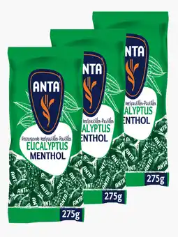 Flink Anta Flu Eucalyptus Menthol 275g 3x aanbieding