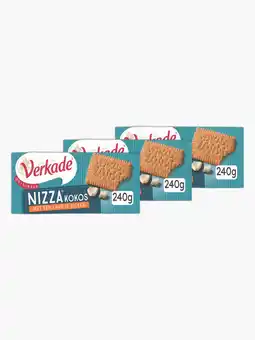 Flink Verkade Nizza Kokos 240g 3x aanbieding