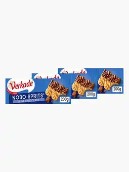Flink Verkade Nobo sprits melkchocolade 150g 3x aanbieding