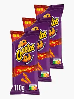 Flink Cheetos Flamin Hot 110g 3x aanbieding