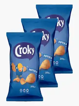 Flink Croky paprika 200g 3x aanbieding