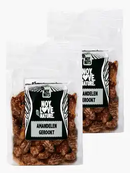 Flink NoyNuts Gerookte Amandelen 150g 2x aanbieding