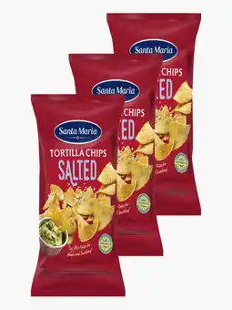 Flink Santa Maria Tortilla Chips Salted 185g 3x aanbieding
