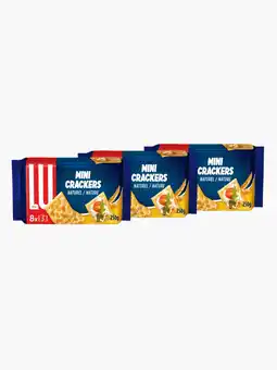 Flink LU Mini Crackers Naturel 8 x 31,3g 3x aanbieding