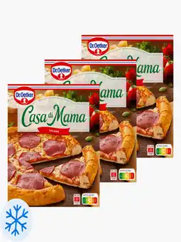 Flink Dr. Oetker Casa di mama pizza salami 390g 3x aanbieding