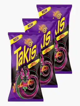 Flink Takis Dragon Sweet Chili 100g 3x aanbieding