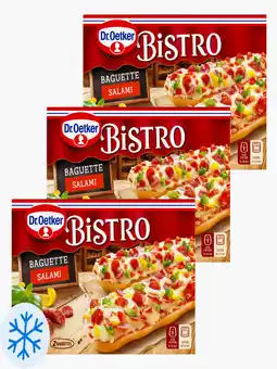 Flink Dr. Oetker Bistro Baguette Salame 2 st 250g 3x aanbieding