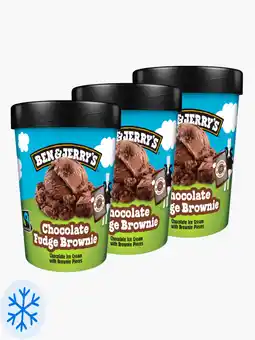 Flink Ben & Jerry's Chocolate Fudge Brownie Classic 465ml 3x aanbieding