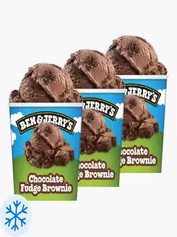 Flink Ben & Jerry's Chocolate Fudge Brownie Classic 465ml 3x aanbieding