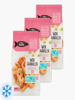Flink Vismarine Wokgarnalen Rauw & Gepeld 450g 3x aanbieding