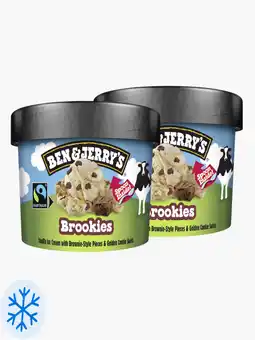 Flink Ben & Jerry's Brookie & Cream 100ml 2x aanbieding