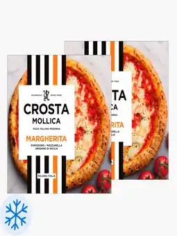 Flink Crosta & Mollica Pizza Margherita 403g 2x aanbieding