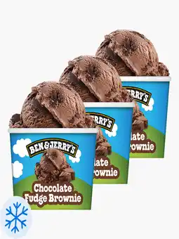 Flink Ben & Jerry's Choco Fudge Brownie 100ml 3x aanbieding