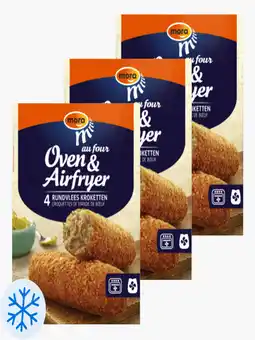 Flink Mora Oven Rundvlees Kroket 4st 3x aanbieding