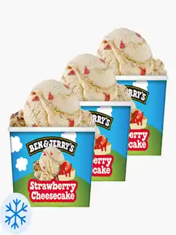 Flink Ben & Jerry's Strawberry cheesecake 100ml 3x aanbieding