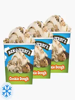 Flink Ben & Jerry's Cookie Dough 465ml 3x aanbieding