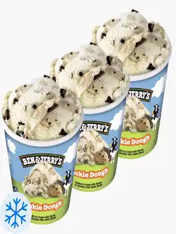 Flink Ben & Jerry's Cookie Dough 465ml 3x aanbieding