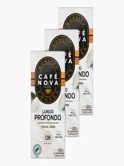 Flink Café Nova Capsules Lungo Profundo 20st 3x aanbieding