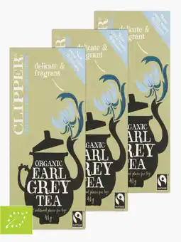 Flink Clipper Organic Earl Grey Tea 20St. 41g 3x aanbieding