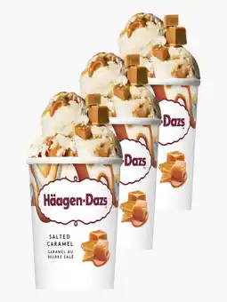 Flink Häagen-Dazs Salted Caramel Pint 460ml 3x aanbieding