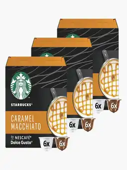 Flink Dolce Gusto Starbucks Caramel Macchiato 12st 3x aanbieding