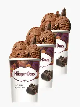 Flink Häagen-Dazs Belgische Chocolade 460ml 3x aanbieding