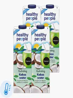 Flink Kokoswater Healthy people 1L 4x aanbieding