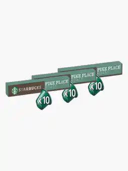 Flink Starbucks Nespresso Caps Pike Place 10st 3x aanbieding