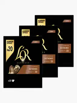 Flink L'OR Lungo Estremo Capsules 20st 3x aanbieding