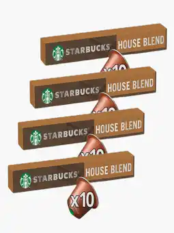 Flink Starbucks Nespresso House Blend Lungo 10st 4x aanbieding