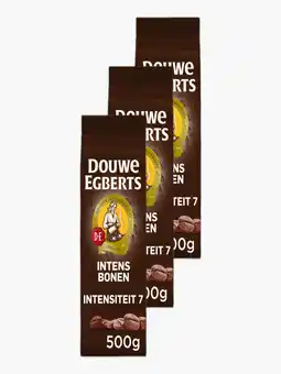 Flink Douwe Egberts Intens Koffiebonen 500g 3x aanbieding